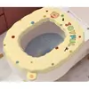 Cojín para asiento de inodoro de aromaterapia, impermeable, lavable, cobertura total, apto para todas las estaciones, tapete para inodoro tipo adhesivo
