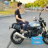 Coche muscle Wolf adecuado para Wuji 300AC bolsa lateral bolsa lateral caja lateral retro modificación bolsa para casco impermeable liberación rápida especial