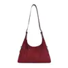 Bolso de mano de nicho de diseño retro transfronterizo para mujer, color liso, nuevo bolso cruzado de gran capacidad, bolso versátil para el día a día