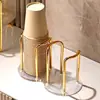 Soporte Almacenador de Vasos Desechables de Lujo Dispensador de Vasos de Agua y Té Estante con Palo Más Largo Exhibidor de Tazas Organizador para el Hogar