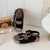 Sandálias Birkenstock Infantis 2026 Verão Novo Estilo Meninos e Meninas Solado de Cortiça Abertas na Ponta Sapatos de Praia Sandálias Respiráveis para Bebê