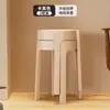 Taburete de Plástico para Uso Doméstico, Engrosado, Apilable, Taburete Redondo, Taburete Molino de Viento, Taburete Alto para Mesa de Comedor, Silla Simple Duradera Extra Gruesa para Sala de Estar