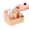 Em estoque Caixa de Armazenamento Multifuncional Simples para Mesa de Escritório Doméstico Caixa com Múltiplos Compartimentos para Organização de Cosméticos para Quarto de Estudante