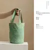 Bolsa de almacenamiento cilíndrica de tela para juego de té, bolsa para juego de té de viaje al aire libre, bolsa de almacenamiento para juego de té de una tetera y tres tazas
