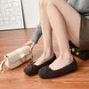 Estilo Celebridad de Internet Primavera Nuevo Zapatos de Salón Individuales Cuadrados con Lazo para Mujer 2025 Versión Coreana Superficie Suave Zapatos Casuales Planos para Mujer
