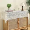 Nuevo camino de mesa y mantel estilo Zen chino, hermosa tela decorativa vintage calada, cubierta antipolvo temática de bosque para mueble de TV, mesa de café, zapatero