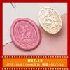 Serie de Circo Cabeza de Sello de Cera Creativa Divertida Sello de Cera Cabeza de Latón Sólido Payaso León Cabeza de Sello Sólido