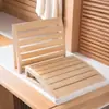Apoio de Cabeça para Sauna em Madeira Maciça, Travesseiro de Pescoço de Madeira, Almofada de Encosto para Sala de Sauna, Suprimentos para Sala de Sauna, Almofada de Encosto, Produtos de Madeira