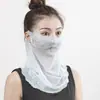 Máscara de Proteção Solar, Protetor de Pescoço, Véu de Proteção Solar, Lenço de Pescoço de Verão Feminino, Protetor de Pescoço com Haste para Orelha