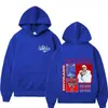 Otoño/Invierno 2025 Talla Europea Rian Castro Gira Mundial Gráfico de Portada Unisex Hip-Hop Sudadera Estética