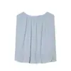 Comércio Exterior Atacado Transfronteiriço Novo Estilo Verão 2026 Casual Gola Redonda Sem Mangas Top Bolha Drapeado + Conjunto de Saia