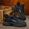 Zapatos de Hombre Otoño 2025 Nuevas Botas Martin de Caña Alta Estilo Británico Retro para Hombre Botas de Trabajo de Suela Gruesa Botines Casuales