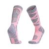 Calcetines de Algodón de Dos Lobos Calcetines de Esquí para Mujer Calcetines Largos para Exteriores Base de Felpa Calcetines Deportivos Engrosados Calcetines Cálidos Absorbentes de Sudor