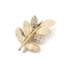 Broche Nuevo, Compacto y Elegante, Pin de Decoración para Traje, Ramillete, Hebilla Anti-Exposición para Mujer, Hebilla de Lujo para Bufanda de Seda, Diseño de Flor