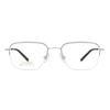 Gafas de Media Montura de Titanio Puro Business Casual para Mujer 88810 Danyang Cuadradas Ultraligeras Montura de Titanio Montura de Gafas para Hombre de Alta Gama