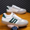 Primavera 2026 Tamanho Extra Grande Estilo Hong Kong Patchwork Clássico Versão Coreana Tênis Branco para Homens Tendência Versátil Moda Masculina Tênis Casuais