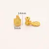 Accesorios de Oro Arena de Retención de Color Fuerte Joyería DIY Colgante de Carácter de Fortuna Dorado Antiguo Pulsera Cuerda de Mano Cuerda de Mano Colgante Tejido
