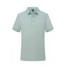 Roupas de Trabalho para Garçom de Hotelaria Camiseta de Manga Curta Meia-Manga Masculina Roupas de Trabalho para Restaurante de Hot Pot Restaurante de Churrasco Roupas de Trabalho para Supermercado Roupas de Verão