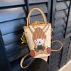 Bolso de Diseño Nicho para Mujer Nuevo Moda Lindo Bolso para Teléfono Móvil Cesta de Comida Personalizado Combinable Bolso de Mano INS