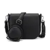 [Personalizado] Set de Bolso de Mano Transfronterizo para Mujer con Neceser a Juego, Bolso Cruzado para el Día a Día, Bolso de Hombro de Moda Europea y Americana, Bolso Cuadrado Pequeño de PU