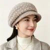 Gorros de Invierno para Mujeres de Mediana Edad y Mayores Abuela Señora Mayor Gorro de Punto Protección contra el Frío Calidez Más Forro Polar Mamá Protección para los Oídos Gorro de Lana