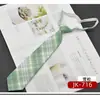 Jk Corbata Pequeña Estilo Universitario Femenino Cuadros Perezoso Uniforme Japonés Camisa Corbata de Lazo Ins Gratis Corta Moderna para Estudiantes Hombres y Mujeres