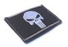 Haike Adesivo de Tecido Bordado Clássico de Caveira para Exterior Punisher Doméstico Braçadeira de Velcro para Mochila de Acampamento ao Ar Livre