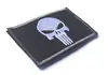 HaiKe Outdoor Amazon - Tira de pecho para abanico militar, brazalete con diseño de PUNISHER, etiqueta de tela con velcro