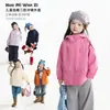 Ropa para niños Nuomi Wanzi chaqueta cortavientos para niñas modelo de otoño 2026 chaqueta con capucha cortavientos para exteriores para niños versátil