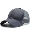 Chapéu Masculino de Verão Fino Chapéu Masculino para Esportes ao Ar Livre Chapéu de Sol Feminino Top Macio Respirável Chapéu de Malha para Pessoas de Meia-Idade e Idosos