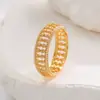 Anillo Solar Vintage de Segunda Mano Retro Artesanía Pesada Elegante Gama Alta Lujo Ligero Encaje de Cuentas Anillo de Nudo de Bambú para Mujer