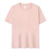 Camiseta de Manga Corta para Niños, Top de Algodón Puro para Verano, Niño Guapo, Niña a la Moda, Bebé, Niños Medianos y Grandes, de Media Manga, Moderno