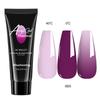Gel para Extensión de Uñas Transfronterizo, Arte de Uñas Sin Forma de Papel, Extensión Rápida, Gel de Cristal Indoloro 30ml Mayoreo