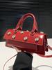 Bolso de Mano de Remaches de Moda Nuevo Distintivo Estilo Urbano Estilo de Chica Caliente Niche Combinable Bandolera para Mujer