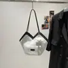 Bolsas de Design de Nicho para Mulheres 2025 Nova Bolsa de Ombro da Moda Outono Versátil Grande Capacidade Bolsa de Tecido Bolsa Tote para Trabalho