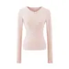 Camiseta Térmica de Manga Larga con Media Cremallera Estilo Europeo y Americano para Mujer, Corte Ajustado, Tejido Cepillado, Top Deportivo, Adelgazante, Camiseta Base de Color Sólido