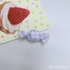 Tecido Xadrez Acessórios em Formato de Doce, Acessórios de Cabelo, Materiais para DIY de Roupas Infantis, Laços de Cabelo Infantis, Presilhas de Cabelo e Materiais Auxiliares