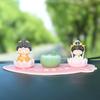 Adornos combinados de Buda Bendito Pequeño para Coche, Decoración de Consola Central, Tathagata Guanyin, Adornos Pequeños de Escritorio, Muñeco de Buda