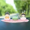 Juego de Adornos para el Tablero del Coche Pequeño Buda Bendito Decoraciones Zen para el Tablero Figura Budista Dropshipping