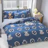 Nuevo engrosado lijado cuatro piezas dormitorio estudiantil tres piezas simple agradable a la piel funda de edredón sábanas ropa de cama al por mayor