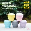 2025 Más Vendido Nuevo Macaron Taza Linda y Adorable Plegable Taza de Agua Compresión Taza Viaje Compresión Taza de Enjuague Bucal para Viaje