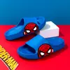 Sandalias de Verano para Niños Niños Spider-Man Lindas de Dibujos Animados Ligeras Suela Suave Hogar Baño Suela Antideslizante