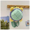 Muñeco de Peluche de Pez Diablo de Dibujos Animados Bolsa Mundo Submarino Tortuga Pequeña Linda Máquina de Garra de Muñeca Mochila de Muñeca
