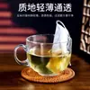 Bolsa de té de fibra de maíz Bolsa de filtro desechable Bolsa de té de grado alimenticio Filtro de bolsa de té Bolsa de té Bolsa para condimentos