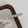 Pinza para Flequillo de Corazón de Lunares Estilo Coreano Gota de Agua Pinza de Pato Simple de Alta Gama Versátil Pinza para el Cabello de Personalidad Accesorios para el Cabello