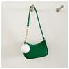 2024 Nova Bolsa Feminina de Feltro Moda Casual Elegante All-match Moda Bonita Bolsa de Ombro Elegante Bolsa Pequena de Axila