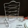 Suporte de Pratos em Camadas para Pratos de Hot Pot, Suporte de Exibição para Filés de Frango Crocante, Filés de Peixe e Prateleiras de Serviço para Restaurantes de Churrasco