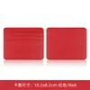 Porta-cartões PU com quatro compartimentos transfronteiriço porta-cartões com múltiplos compartimentos capa de cartão de couro costurada à mão pura porta-cartões de couro personalizável com LOGO capa de cartão