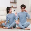 Ropa interior térmica para niños, Tops y pantalones térmicos de cachemir y seda para niñas, Conjuntos de pijama para niños mayores y adolescentes