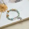 Venta al por mayor del fabricante Lindos Versátiles Dulces Accesorios Frescos de Verano Pulseras y Collares Azules con Cuentas Joyería Versátil